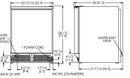 Fridge Icemaker Combo U-Line 21" 240V