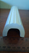 Gunwale Plastic D-Section Small White - Per 7m length