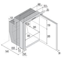 Fridge SS Vitrifrigo 62L C62