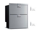 Fridge SS 2 Draw Vitrifrigo DW210