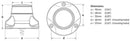 White 12/24V LED Anchor Navigation Light