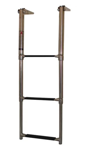 Telescopic ladder with platform sales