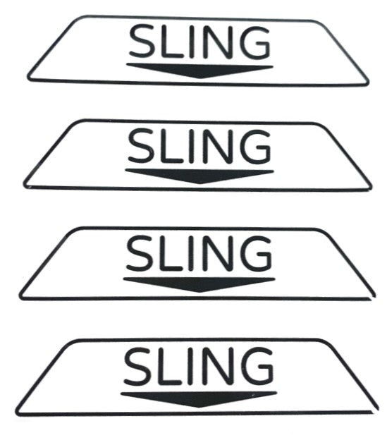 Sling Stickers (4 pack)