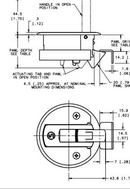 Latch Pull Flush Lockable Round SS Large