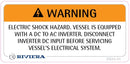 Label Safety Electric Shock Hazard 22-01