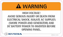 Label Safety High Voltage! Avoid Injury 22-04