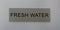 Label 'Fresh Water' 60 X 20Mm