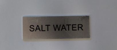 Label 'Salt Water' 60 X 20Mm