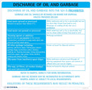 Label Safety Discharge Oil And Garbage 49-02