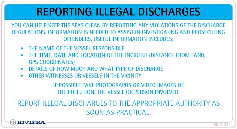 Label Safety Illegal Discharges 49-03