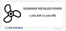 Label Max Installed Power 1066 kW 1449HP 49-22