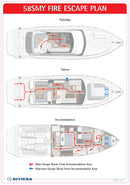 Label Safety Fire Escape Plan 58SM 62-06