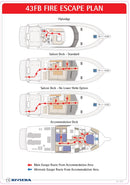 Label Safety Fire Escape Plan 43FB 63-00