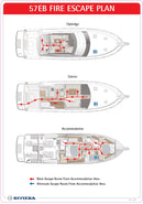 Label Safety Fire Escape Plan 57EB 63-04