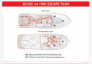 Label Safety Fire Escape Plan Belize 54 65-00