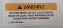 Label Safety Rotating Propeller 23-03