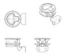 Latch Pull Ring Non-Lock 9-12 SS 38mm