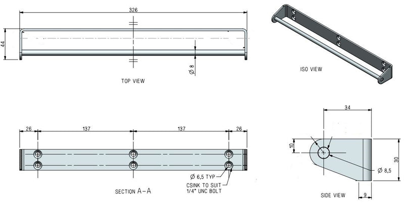 Bracket Rhino Rack Ladder