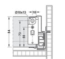 Drawer Kit Nova Pro Scala Silver 90x500mm