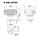 Searchlight Sanshin 2070 LED White 12/24V