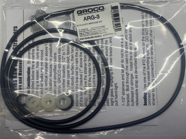 Seal Kit Sea Strainer Groco ARG-3