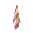 NEW Riviera Beach Towel Block Stripe - Coral
