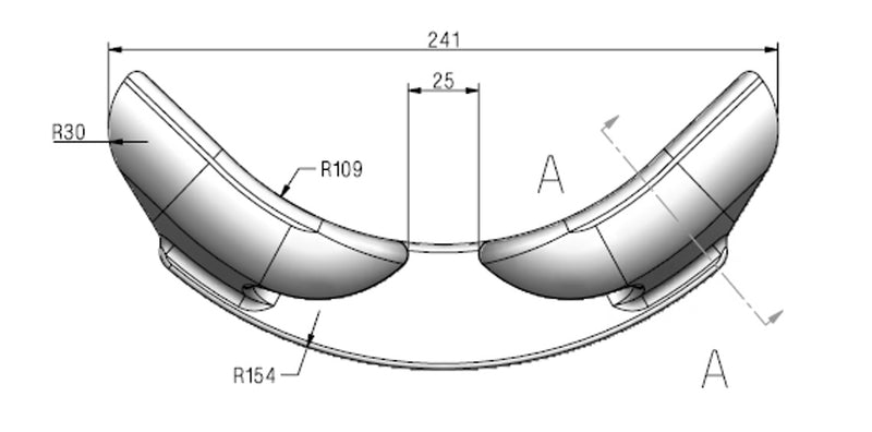 Fairlead SS G316 Polished Cockpit