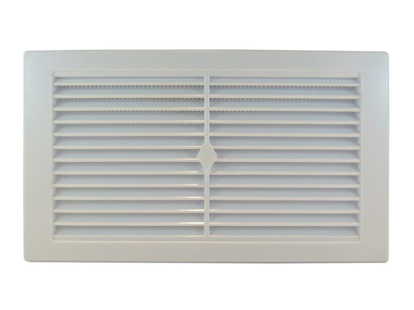 White Vent Grill 245x145mm