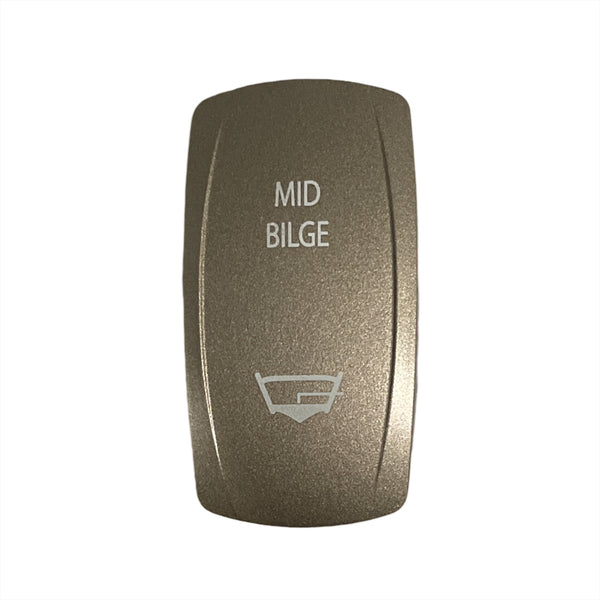 Actuator Switch Cover Mid Bilge - Silver