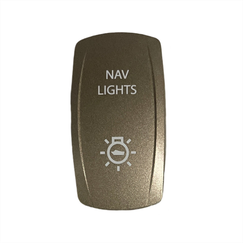 Actuator Switch Cover Nav Lights - Silver