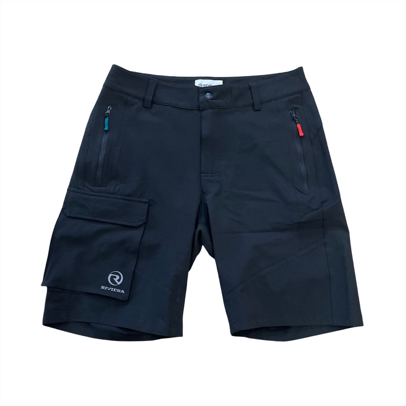 Shorts Riviera Mens Platinum Black