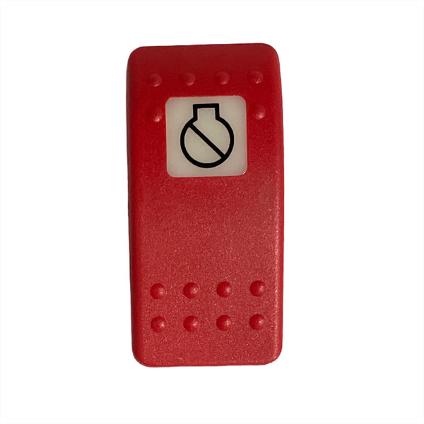 Actuator Switch Cover Stop Red