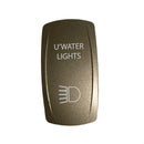 Actuator Switch Cover Underwater Lights - Silver