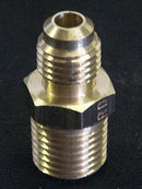 Connector Brass T/Fit Tf7 1/4M/Fl X 1/4M/Bsp