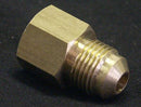 Connector Brass T/Fit Tf16 1/4M/Fl X 1/4F/Bsp