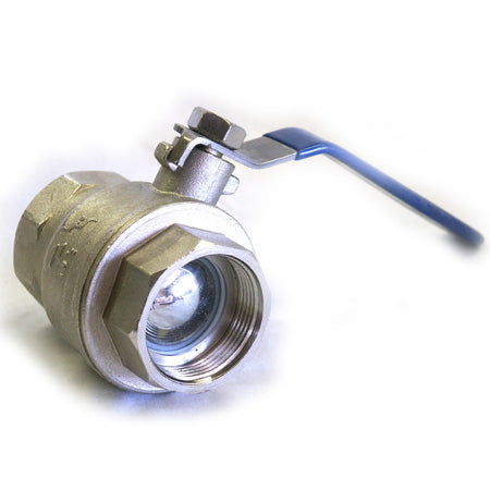 Valve Ball Brass Nickel Plated 2In