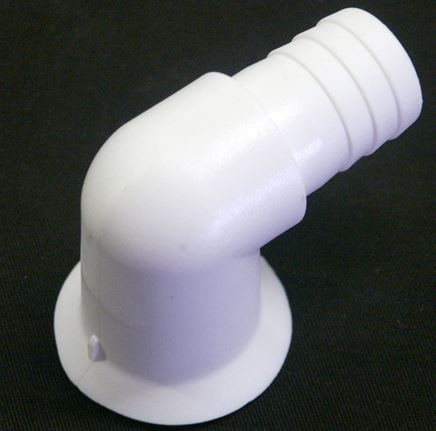 Sink Waste Poly Elbow 25Mm Wht