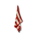 NEW Riviera Beach Towel - Coral/White Stripe