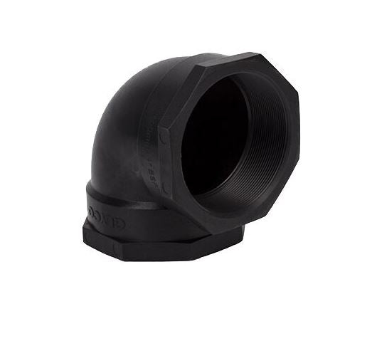 Elbow Poly F/F 90Deg 1 1/2" 40mm Black