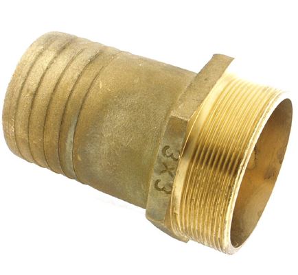Hose Tail Brass T/Fit Tail P3 2T X 2M/Bsp