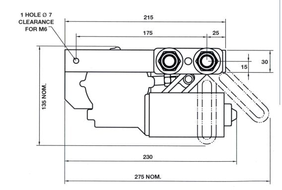 Wiper Motor Hepworth 50NM 24V Dual Drive