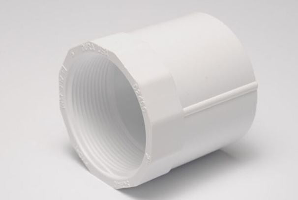 Socket Adaptor Pvc 50mm Pressure F-F Thread