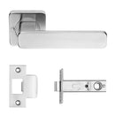 Handle Duo Privacy Lock Chrome Inc Latch