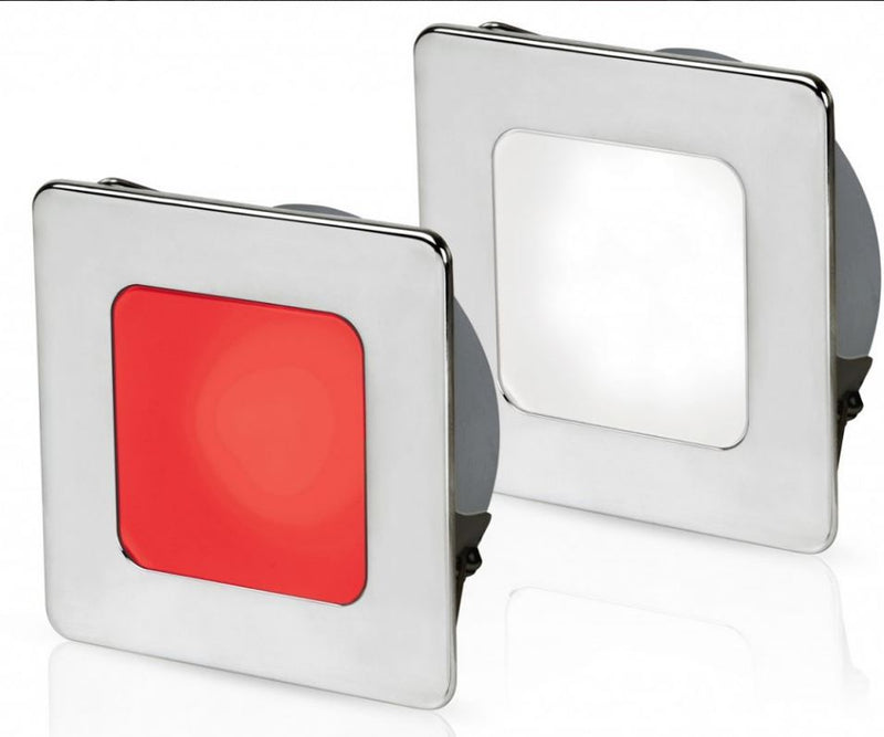 Light EuroLED95 Warm White/Red SS Square