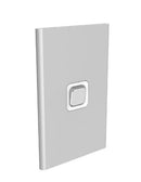 Cover Plate Clipsal Iconic Silver 1 Gang