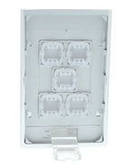 Cover Plate Clipsal Iconic Silver 5 Gang
