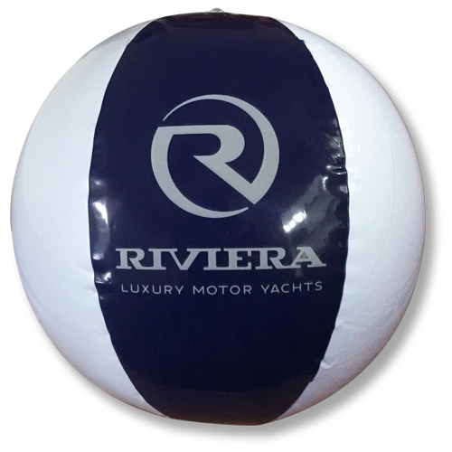 Beach Ball - Riviera - Navy / White