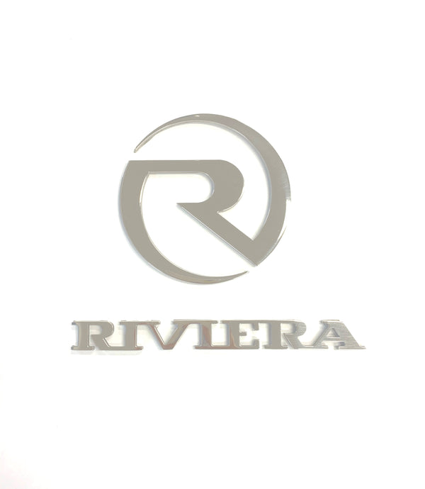 Stainless Steel "R" & "Riviera" Logo