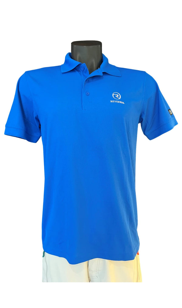 NEW Mens Riviera Polo - Electric Blue