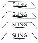 Sling Stickers (4 pack)